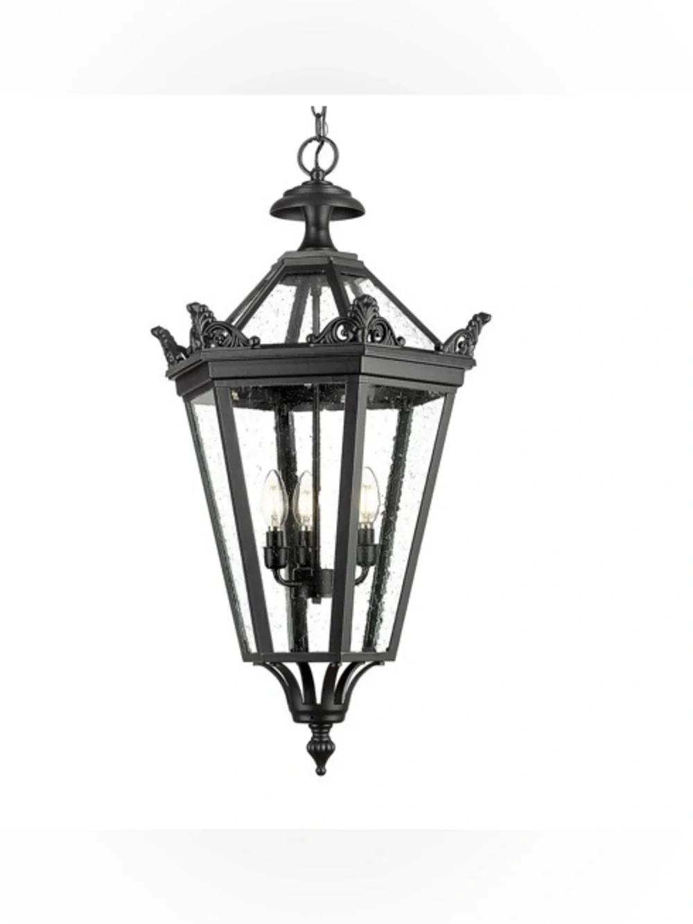 Emliviar 32 Inch Outdoor Front Door Hanging Light,